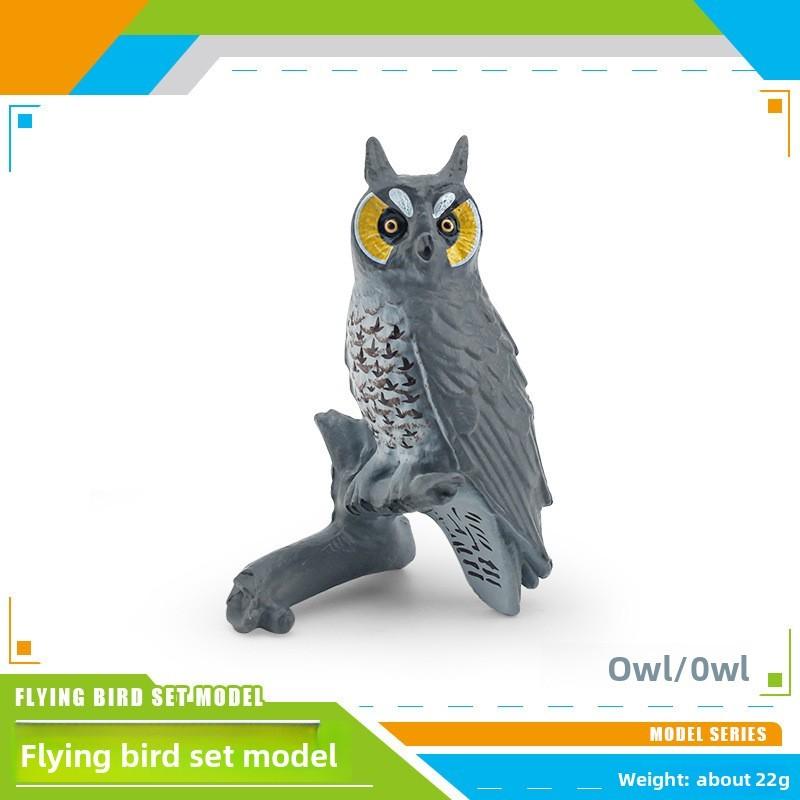 Bird Animal Model With Plastic Material For Home Decor And Collecting