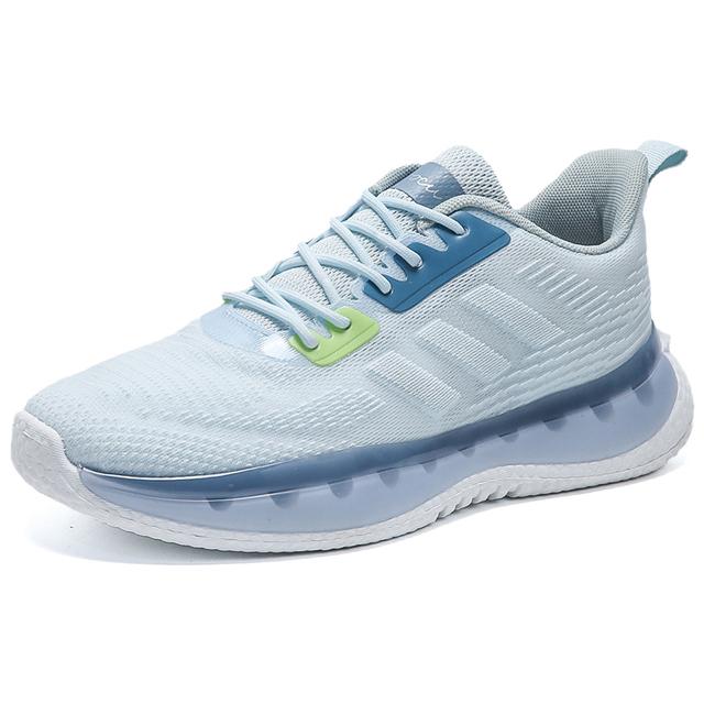 

Мужские кроссовки с воздушной сеткой, спортивная повседневная обувь, мужские кроссовки, дизайнерские дышащие летние кроссовки Chaussure Homme 43 синий