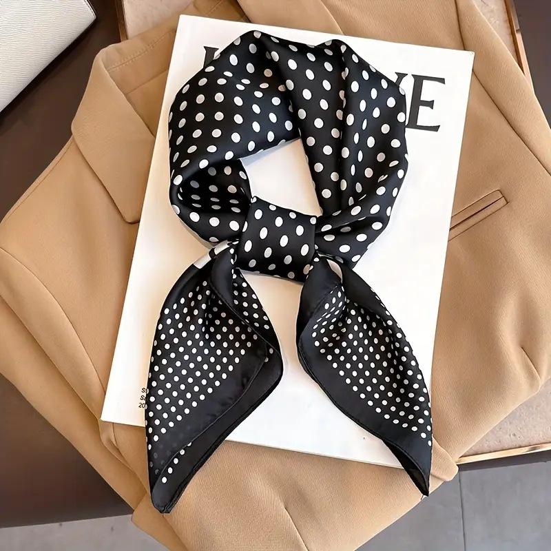 70*70Cm Leopard Green Brown Scarf Women Simulated Silk Fresh Elegant Versatile Headwear Clothing Bags Square Scarf Gift