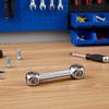 1/2/3Pcs Bone Wrench Hexagon Sleeve Wrench Tool 10 In 1 Mini Pocket Hex Wrench Bicycle Spoke Nipple Wrenchs Garage Hand Tool