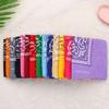 Supplies Neck Scarf 100% Cotton Headwear Paisley Bandana Hair Band Wristband Printed Square Scarves