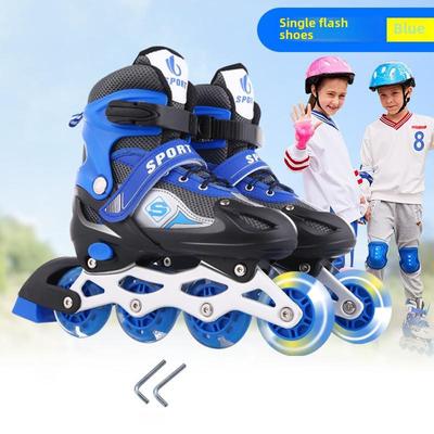 Children's Adjustable Flashing Roller Skates for Boys and Girls