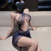 Yiyue Erotic Underwear, Seductive Lace, halter, Tie, hip Wrap, Secretary's uniform, Seductive pajamas 1387