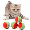 EVA Rainbow Ball Interactive Cat Toy