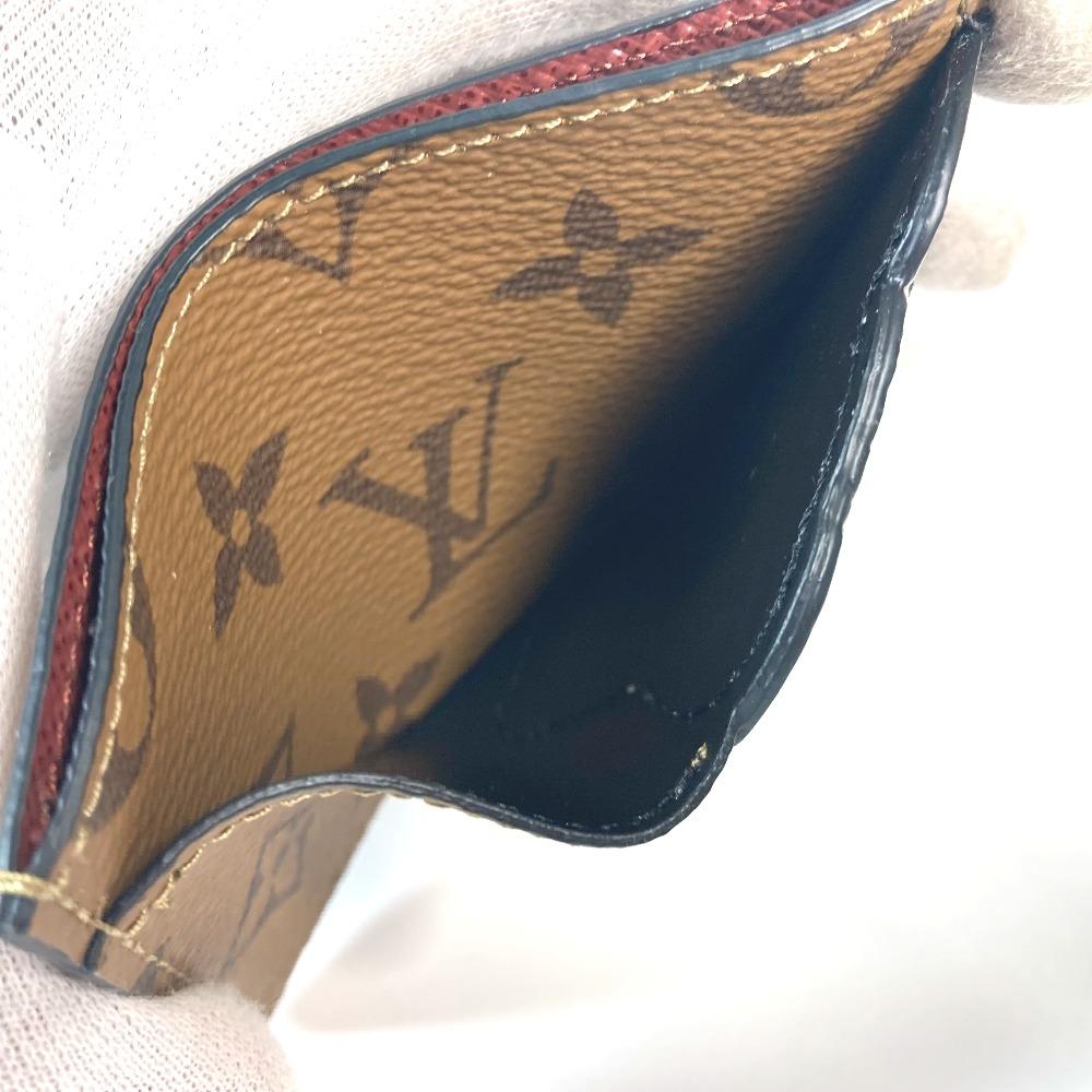 Louis Vuitton M83691 Monogram reverse Card Case Porte Cult-Simple Holder Unused
