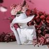 1 Stück Nordic Minimalistisches Elegantes Göttinnen-Blumenarrangement Harz-Ornament für Wohnzimmer Eingang Geeignet für Tee