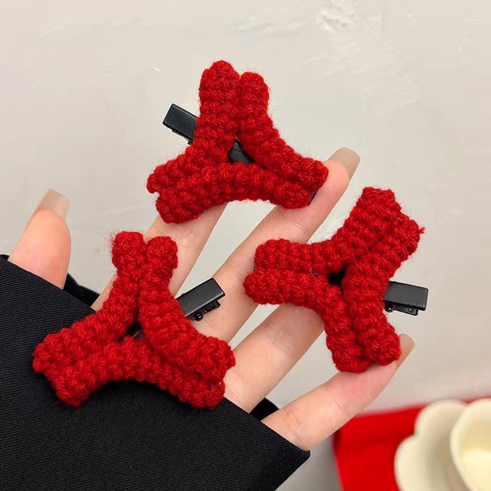 Pinzas para el cabello hechas a mano con diseño de expresión para mujeres y niñas, con un lado creativo y enfadado, regalos para el cabello Versati D3V8