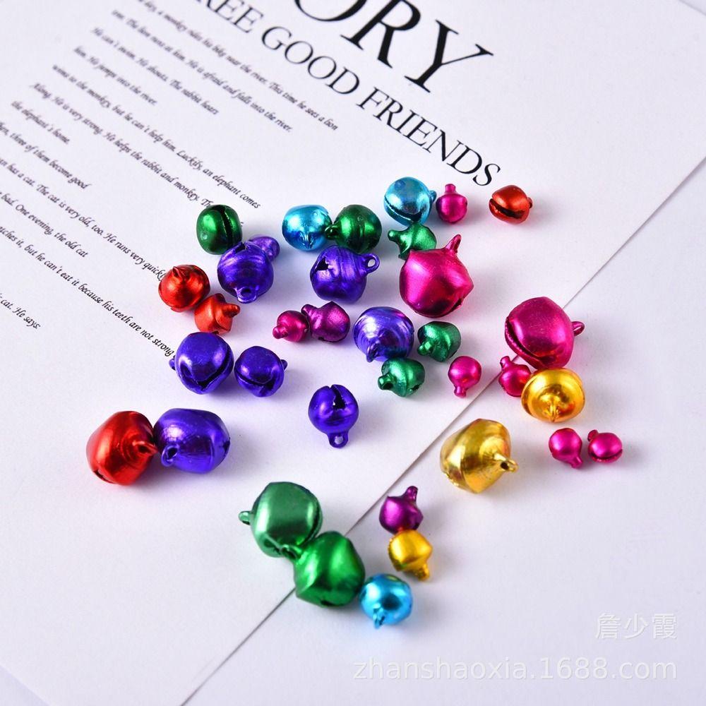 Wedding Festival For Party DIY Crafts Jingle Bells Christmas Decoration Xmas Supplies Loose Beads