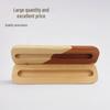 Thick Wood Inlay Pencil Case: Genuine Quality, Customizable with LOGO