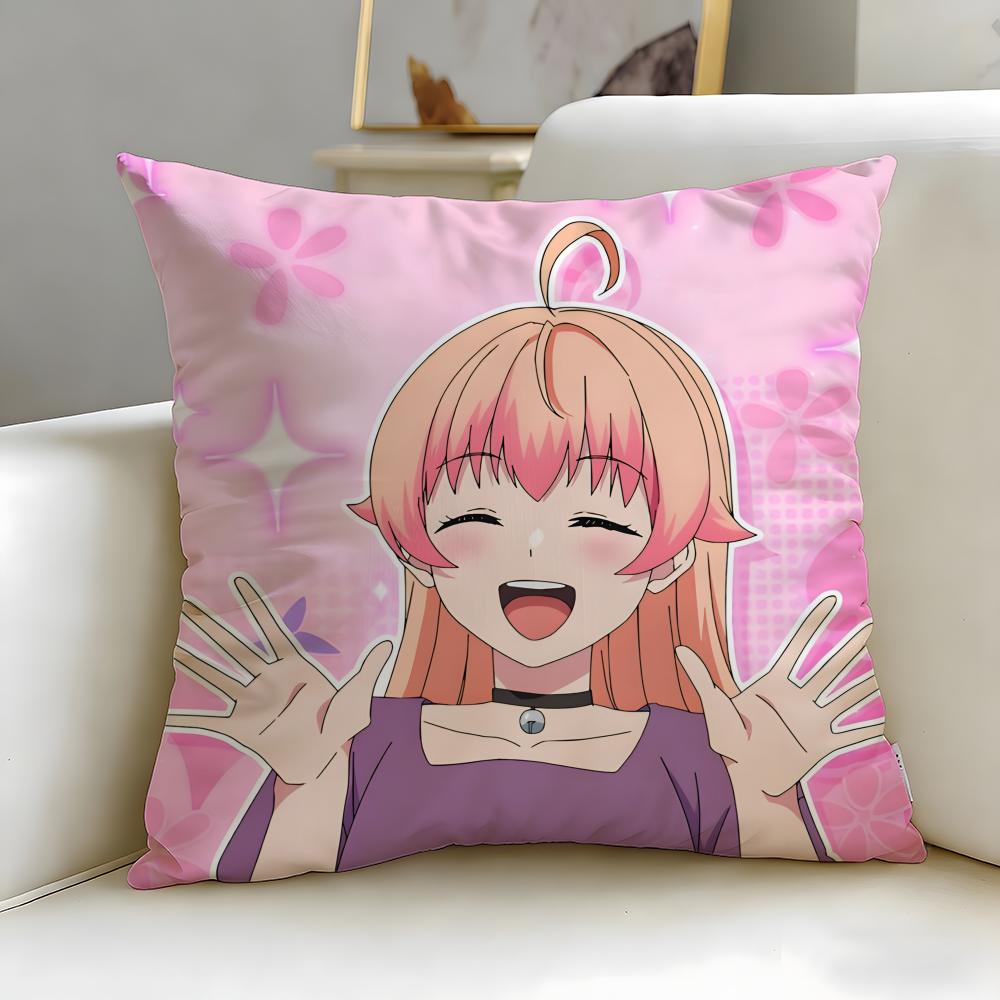 anime Witch Watch2 Cushion Cover Soft  EasyWash Pillow Case  Versatile for Couch Bed Travel and Office