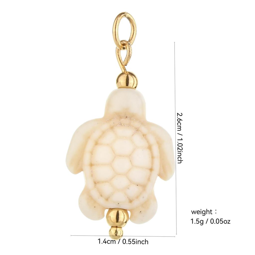 Multi-Stone Ceramic Faux Pearl Cat's Eye Beaded DIY Earrings Pendant