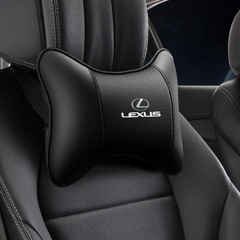 Auto Ledersitz Kopfstütze Nackenkissen Kopfpolster für Lexus F-SPORT ES RX NX LS UX LM LX GX LC RZ IS CT GS RC HS SC TX LBX