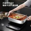 Stainless Steel Grilled Fish Dish Rectangular Seafood Dish Household Deep Dish Commercial Baking Tray