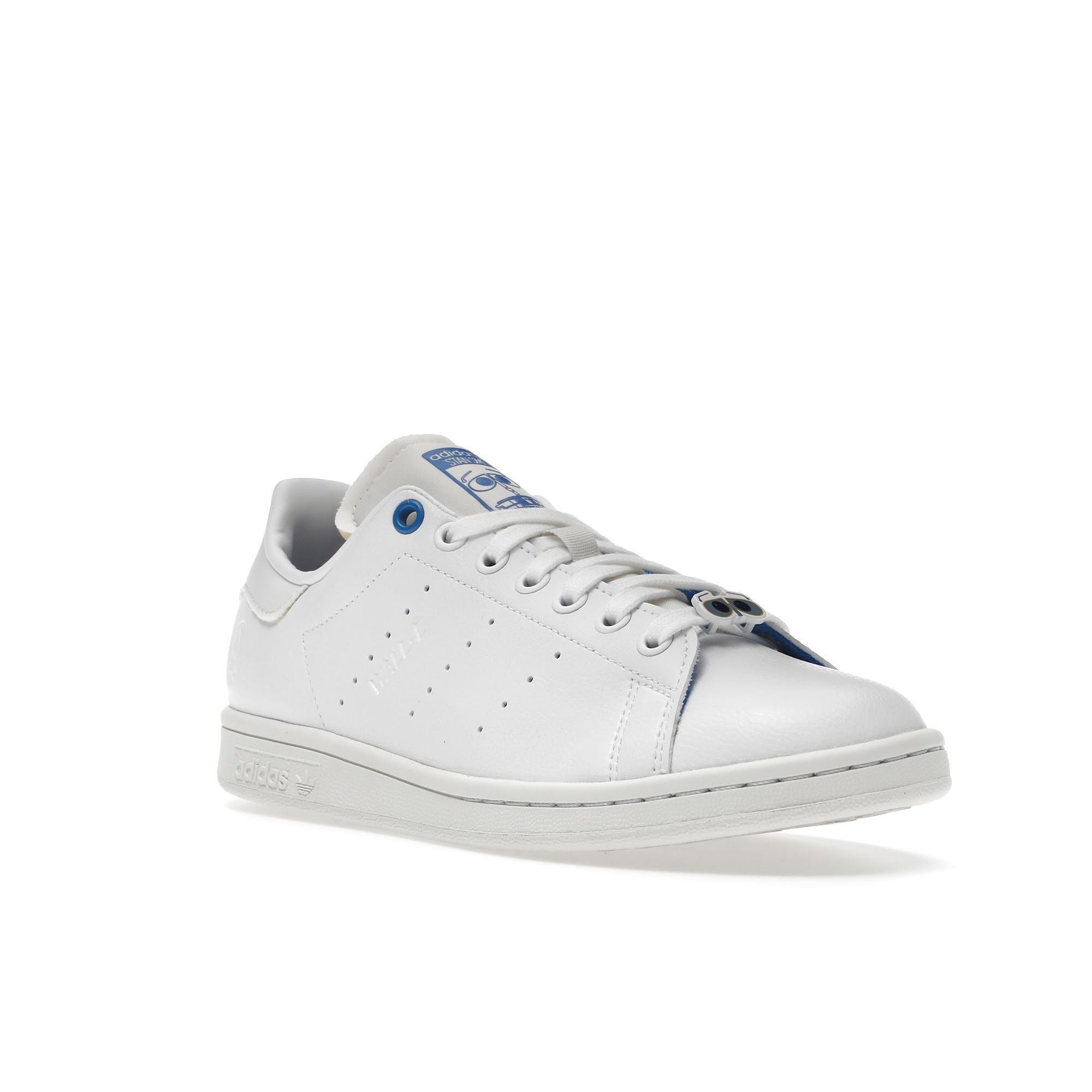 Disney x adidas Stan Smith WALL-E & Ева Унисекс Кроссовки Белый Облачно-белый Синяя птица — фото 2