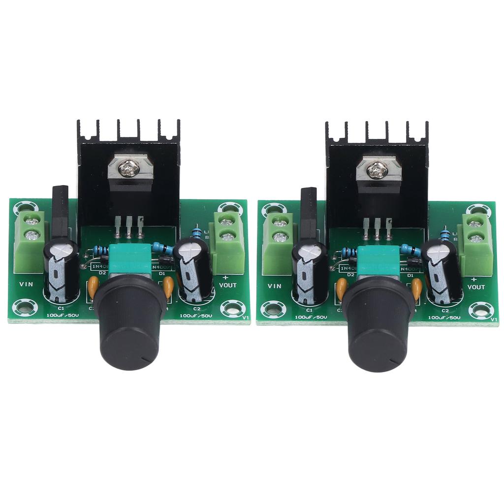 2Pcs XHM197 Voltage Regulator Plate LM317 Linear Module Sensor AC DCDC Large Heat Dissipation