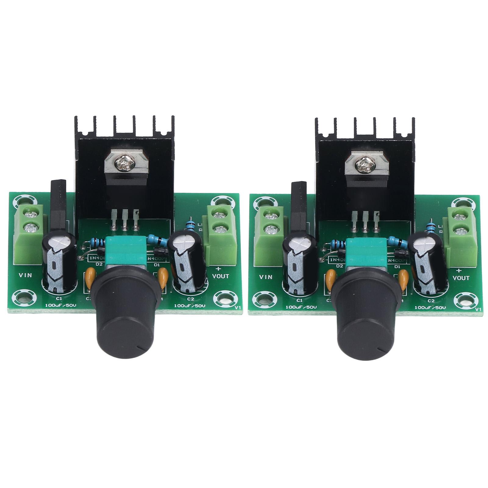 

2Pcs XHM197 Voltage Regulator Plate LM317 Linear Module Sensor AC DCDC Large Heat Dissipation