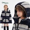 Zhimu Kids' Unisex Navy Stripe Padded Coat