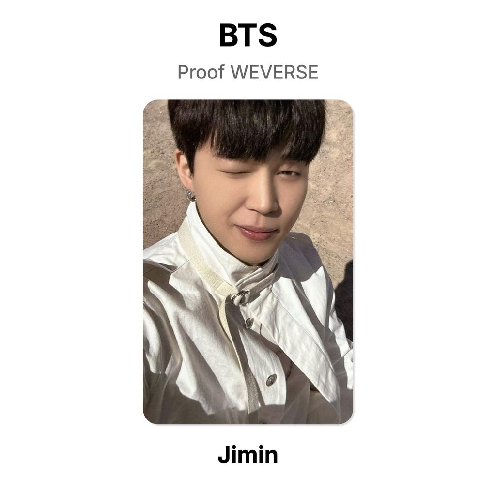 BTS Proof WEVERSE Official Photocard