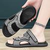 Mens Slippers Casual Shoes Beach Sandals Summer Outdoor Slides Leather Walking Comfort Fashion Lightweight Luxury Designer