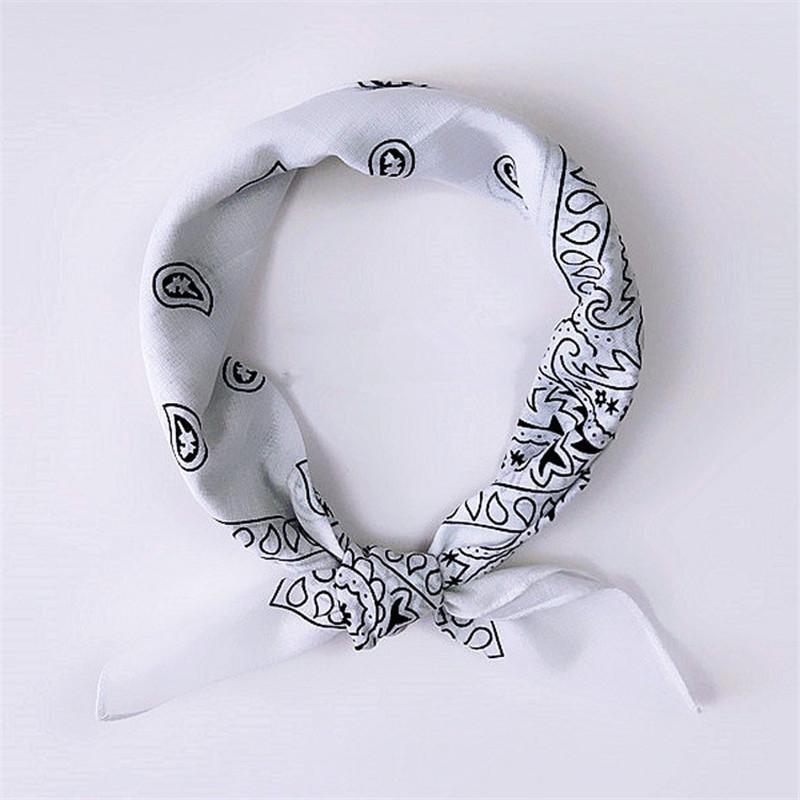 Unisex Cotton Blend Hip Hop Bandana Headwear Hair Band Scarf Neck Wrist Wrap Band Magic Head Square Scarf Hairband