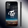 Kpop TWICE Phone Case for Samsung S24 Ultra S23 S22 S20 Fe S21 Plus A54 A34 A24 A53 A13 Note 20 Glass Back Cover