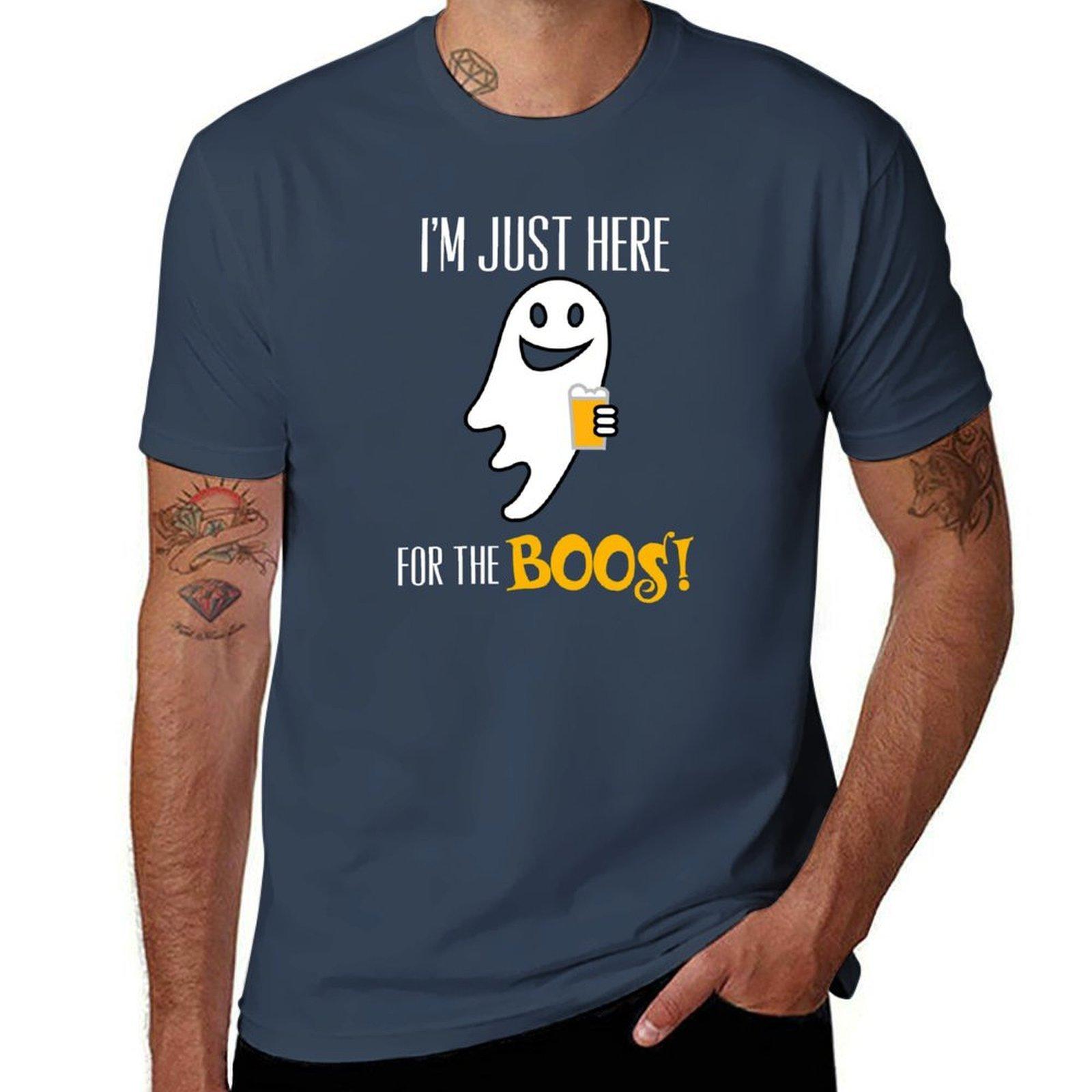Im Just Here For The Boos Fun Unisex And Wounisexs Shirt Tshirt Breathable Sportswear Tshirt For Unisex S