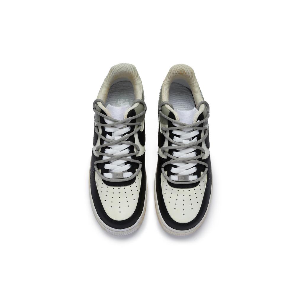 Nike Air Force 1 811 Manufacturing Slip Resistant Low top Skateboard Shoes Men's Black White Gray CW2288-111(Team80-)