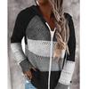 2025 Autumn & Winter Hooded Zipper Long Sleeve Sweater