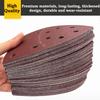 11 Holes Design Triangle Sanding Disc Self Adhesive Backing Abrasive Sanding Discs Woodworking Use