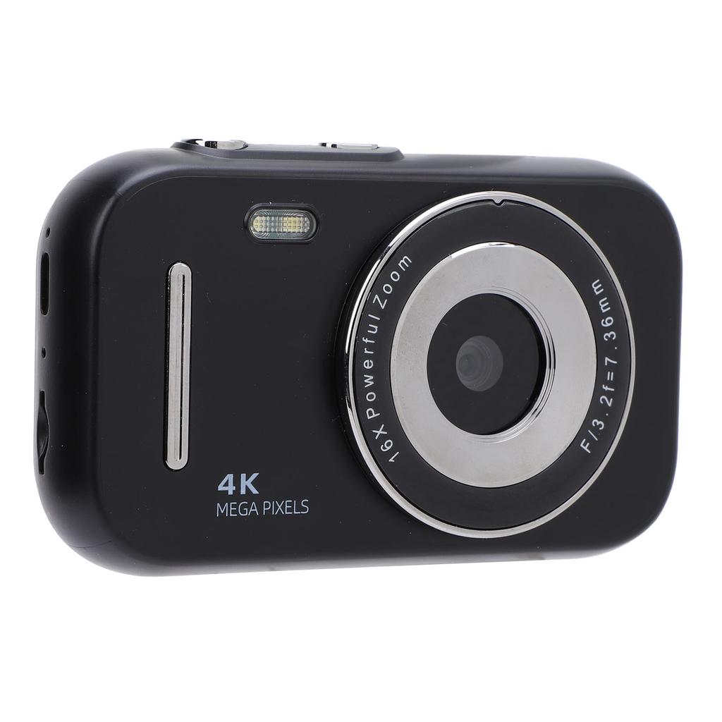 Kids Digital Camera 2.8 Inch 16X Zoom Rechargble Portable 48MP Image 4K Children Video Recorder for Boys Girls Students