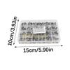 B03C 480Pieces Transistor Components 24 Storage Box for Making and Repair