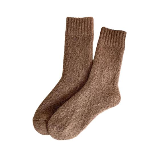 Winter Fleece Lined Crew Socks for Women Cozy Soft Warm Thick Floor Socks Thermal Boot Socks for Cold Weather
