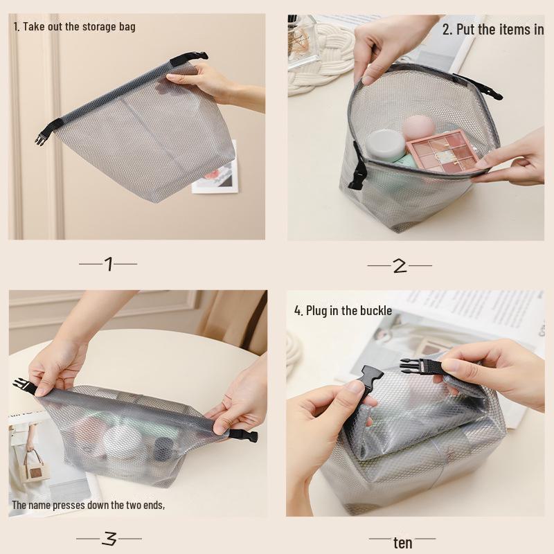 Eva Waterproof Large-Capacity Handheld Storage Bag - Ideal for Cosmetics & Swimming