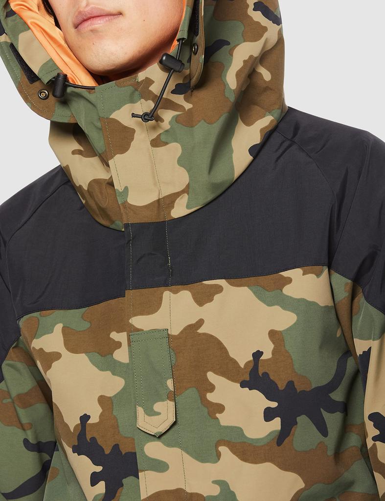 HOUSTON ECW Custom Size M Parka, Men's, Woodland,