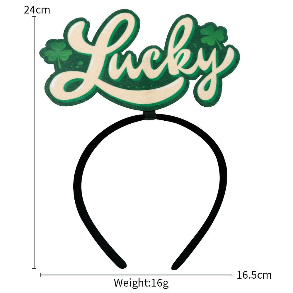 Whimsical St Patricks Day Headband Decor With Eyecatching Shamrock And Themes Beer
