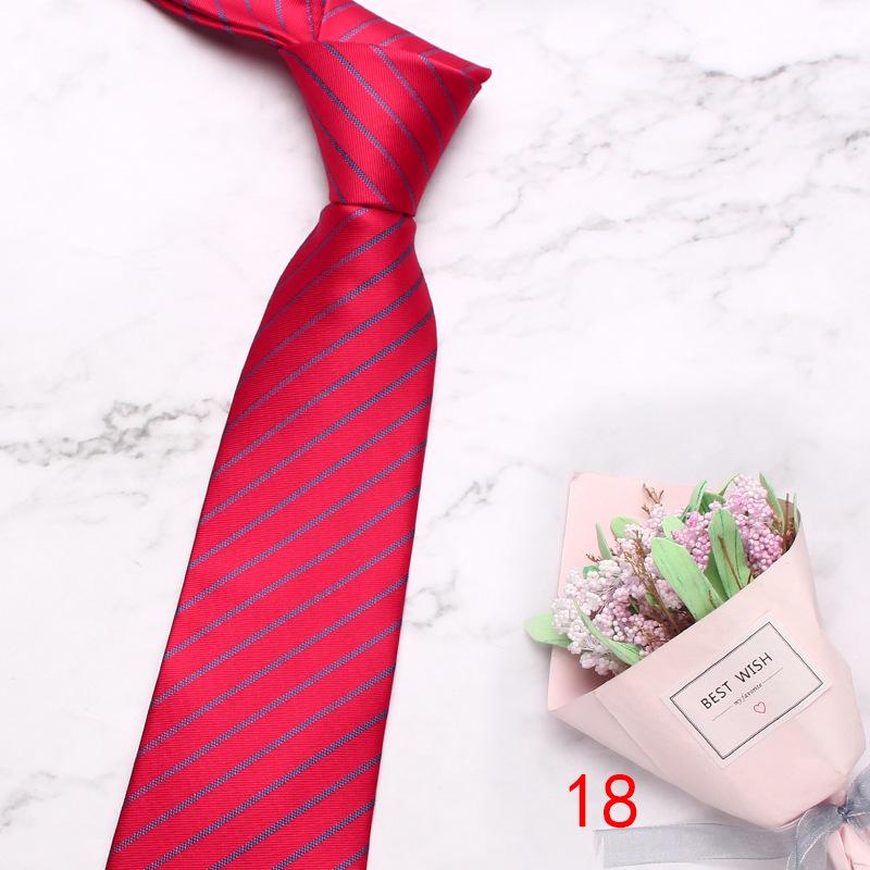 Rael Business Series Tie 8Cm Polyester Silk Business Suit Jacquard Tie Bulk Tie