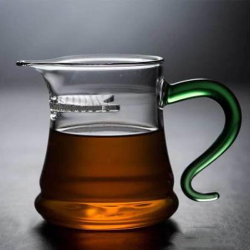 Shangqi Moon Crescent Glass Fair Cup & Tea Strainer Set