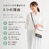 Donalee Lightweight Leather Shoulder Messenger Crossbody Bag, Bag, Mini, Bag, Women's (Gray)