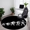 1pc Evolution Gaming Office Round Area Rug, Under Office Chairs Bedroom Living Room Home Decor, Room Deco