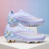 Youth Soccer Cleats Grass Fields Kids Training Shoes With Rubber Outsole TPU Studs