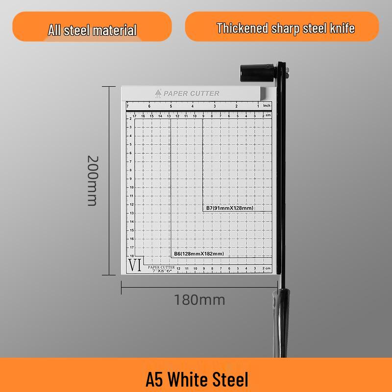 A4 Manual Paper Cutter - Steel & Wooden Photo Cutting Knife
