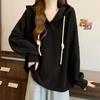 Navava Women Tie Knot Casual Long Sleeve Hoodie Nt3167