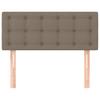 Vidaxl Zagłówek Do Łóżka, Taupe, 100X5X78/88 Cm, Tkanina