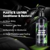 100ml Auto Kunststoff Leder Gummi Aufbereiter Spray - Zurück zu Schwarz Glänzend Innenraum Kunststoff Renovierer