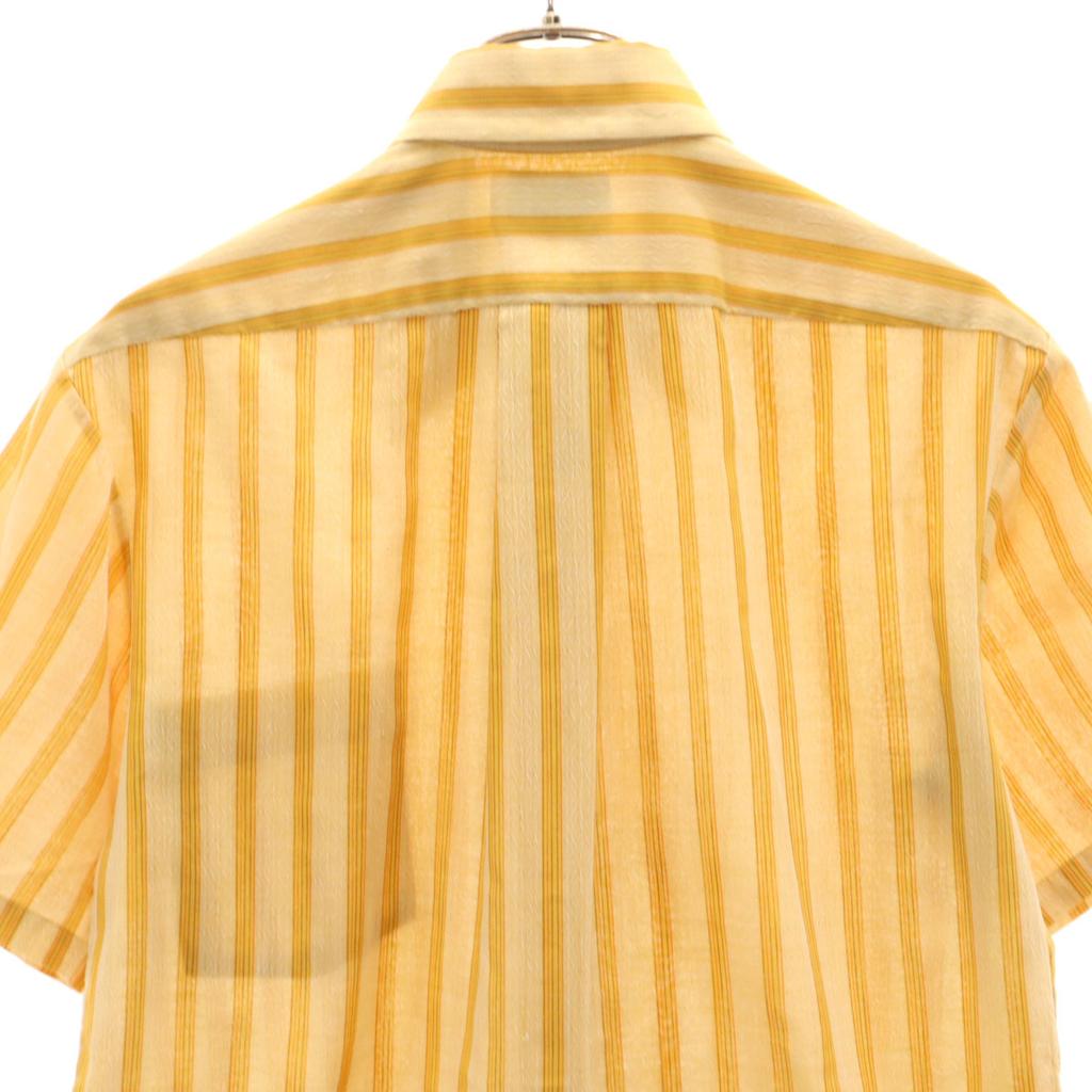 TOWNCRAFT 70s Vintage Striped Pattern Short Sleeve Shirt 15 PENNEYS Men's Used