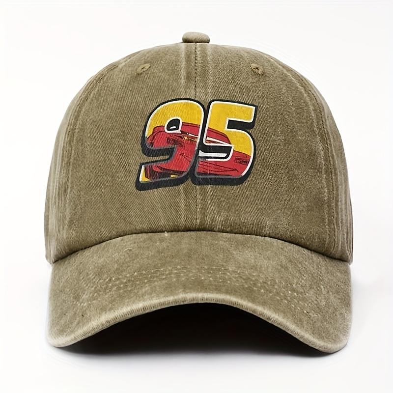 MenS  WomenS Retro 95 Graphic Baseball Cap  Lightweight Snapback Hat with Bold 95 Number Print Appropriate for Any Season