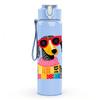 1PC Dog Wearing Color Knit Scarf Print 750ml Color Plastic Sports Water Bottle Leakproof Flip Straw Lid Suitable for Sports Office Home Use