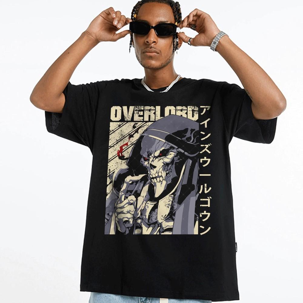 Anime Overlord Slayer Black T Shirt Size S - 5XL Unisex T-Shirt XXXXL