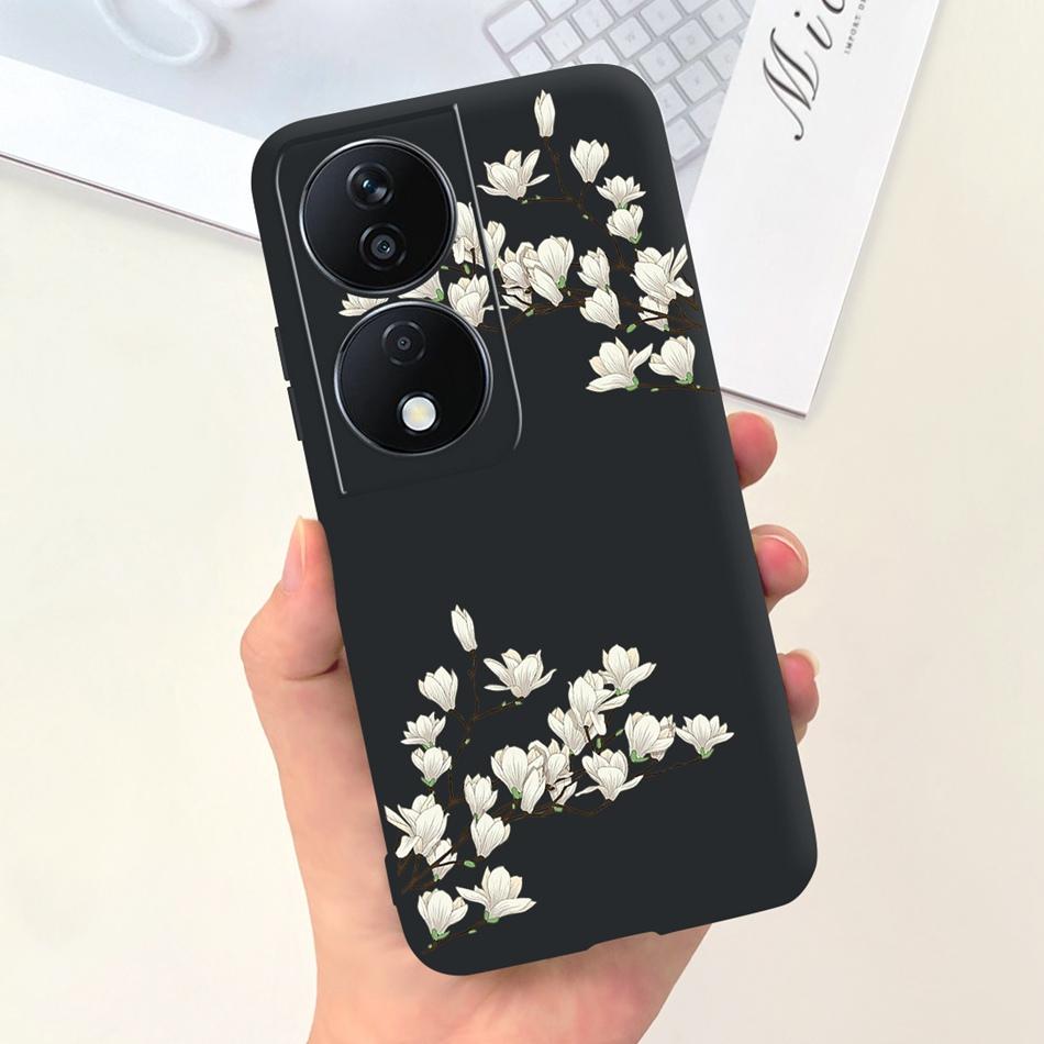 

Cool Fashion Moon Printed Case For Honor X7b Candy Color Soft Silicon TPU Shockproof Phone Cases For HonorX7b X 7B 4G CLK-LX2 Honor X7b