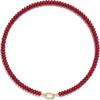 Layered Beaded Gemstone Necklace Colored Clavicle Chain Necklace Choker Necklace  Summer Beach